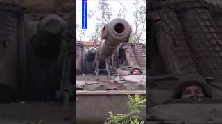 2S3 Akatsiya de 152 mm ataca com fogo em Dnipropetrovsk 🇺🇦 #rússia #akatsiya #ucrânia
