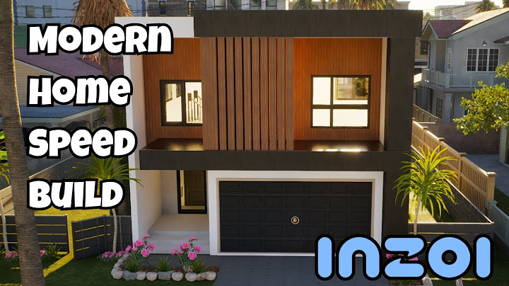inZOI Speed Build Modern Home Bliss Bay