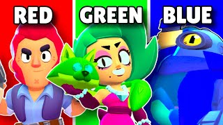 RED vs GREEN vs BLUE! Brawl Stars Color Wars! screenshot 4