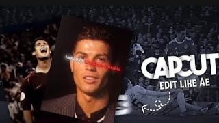 Hello, I'm cristiano Ronaldo Capcut Tutorial 🔥 || Ifaz_Editz