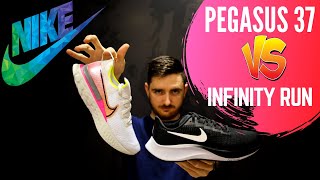 Nike Infinity React vs Nike Pegasus 37 
