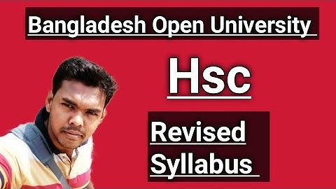 How To Download Bou Hsc Revised Syllabus. Bangladesh Open University Hsc.