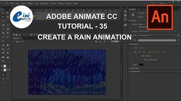 Rain fall Animation ANIMATE CC TUTORIAL - 35