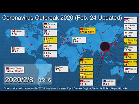 (2/24-update)-coronavirus-spread-world-map-(covid-19)-deaths-&-cases-by-country