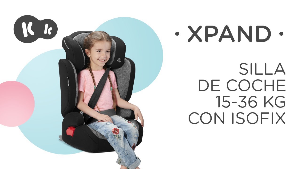 Kinderkraft Silla de Coche Grupo 2/3 XPAND, Reforzada, de 15 a 36