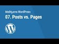 Μαθήματα WordPress: 07. Posts vs. Pages