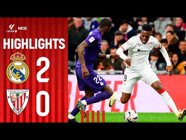 RESUMEN | Real Madrid 2-0 Athletic Club | LaLiga EA Sports 2023-24 MD30