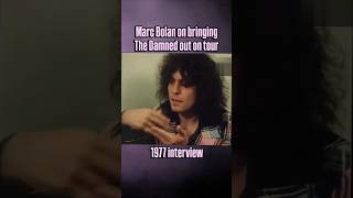 Marc Bolan: Why I took The Damned out on tour #marcbolan #glamrock #thedamned #70spunk #ukpunk