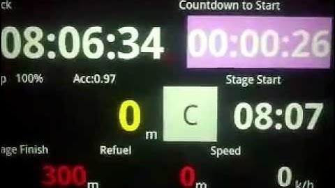 ASE Rally Monitor overview [Android rally computer]