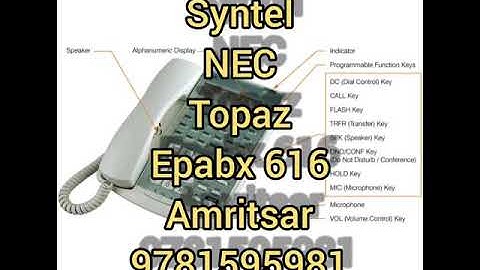 Syntel NEC Topaz Epabx 616 Intercom Phone System Repair Amritsar 9781595981