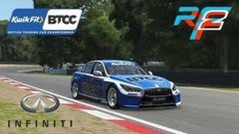 Infiniti Q50 V37 BTCC 2021 - Onboard Lap in Brands Hatch | rFactor 2