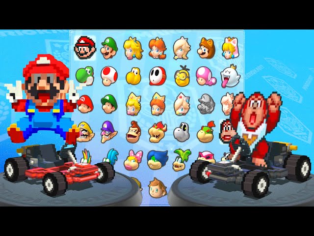 マリオカート8デラックス】マリオとドンキーコングJR(SFC)で