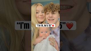 “I'm 14, He's 15” #shorts #teenmom #teenpregnancy