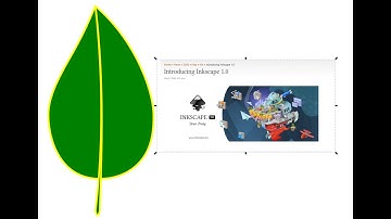 Inkscape Youtube Tutorial Green Leaf. Beginners Tutorial. Path Effects: Envelope Deformation. 2020