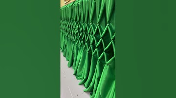 Simple Table Skirting: Diamond design #dhongzkie