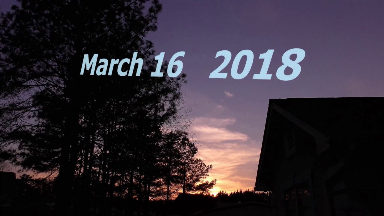 truck parts Panasonic WXF991K Sunset - 3-16-18 (4K)
