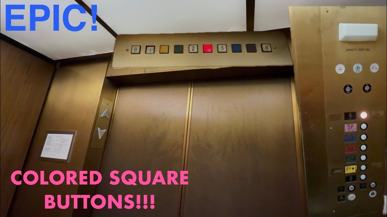 EPIC CUSTOM 1971 Montgomery Traction Elevators At Davenport Bank Apartments Garage In Davenport, IA