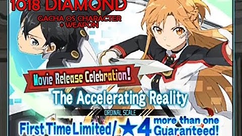 Sword Art Online Memory Defrag Gacha 1K Diamond Memory