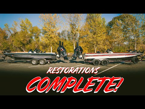 Bass Boat Restoration Complete: Full build with rigging, Rewire, Repower,  and Electronics Tour! 
