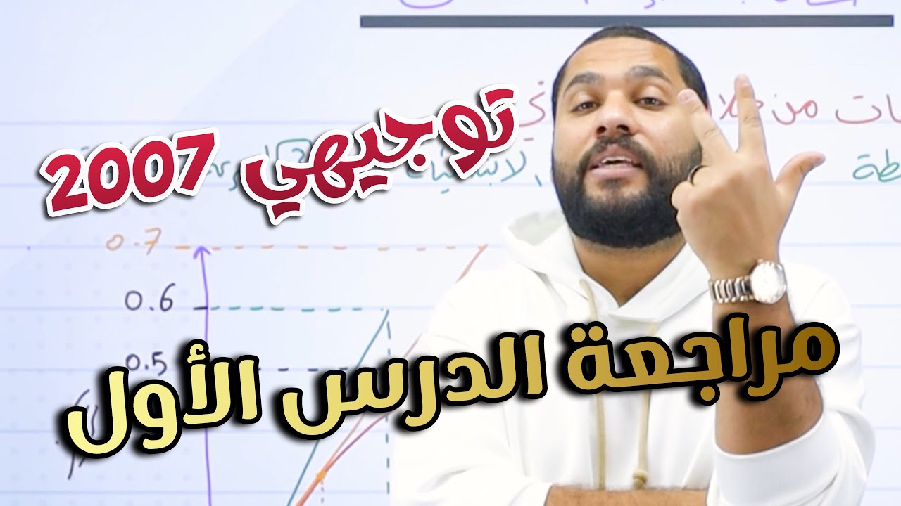 توجيهي 2007 | مراجعة الدرس الأول - سرعة التفاعلات الكيميائية