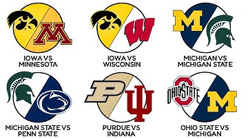 Every BIG TEN RIVALRY in 20 Minutes (The Complete Guide)