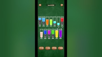 A relaxing game play with Majestic Green background: Water sort level 4410