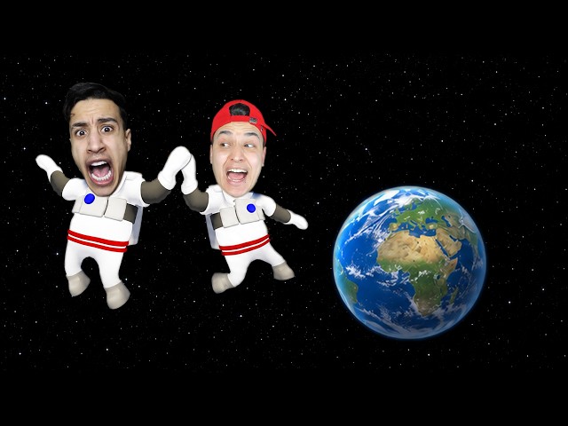 🚀 أول مرة أسافر للفضاء مع ام كامل 😱 Human Fall Flat! 🌌