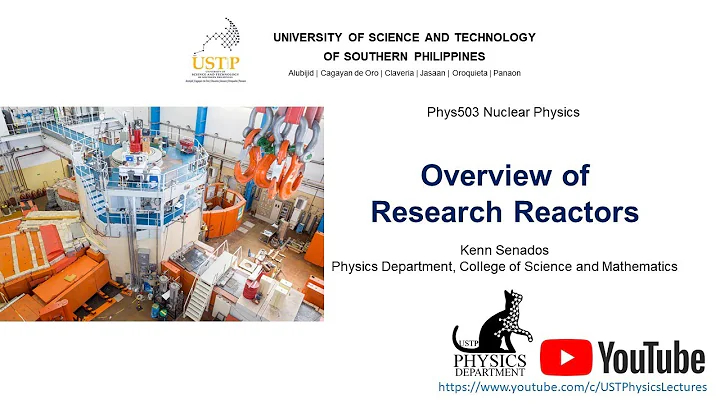 Nuclear Physics Lesson 6: Research Reactors
