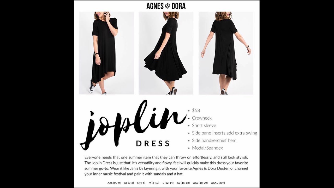 Joplin Dress YouTube
