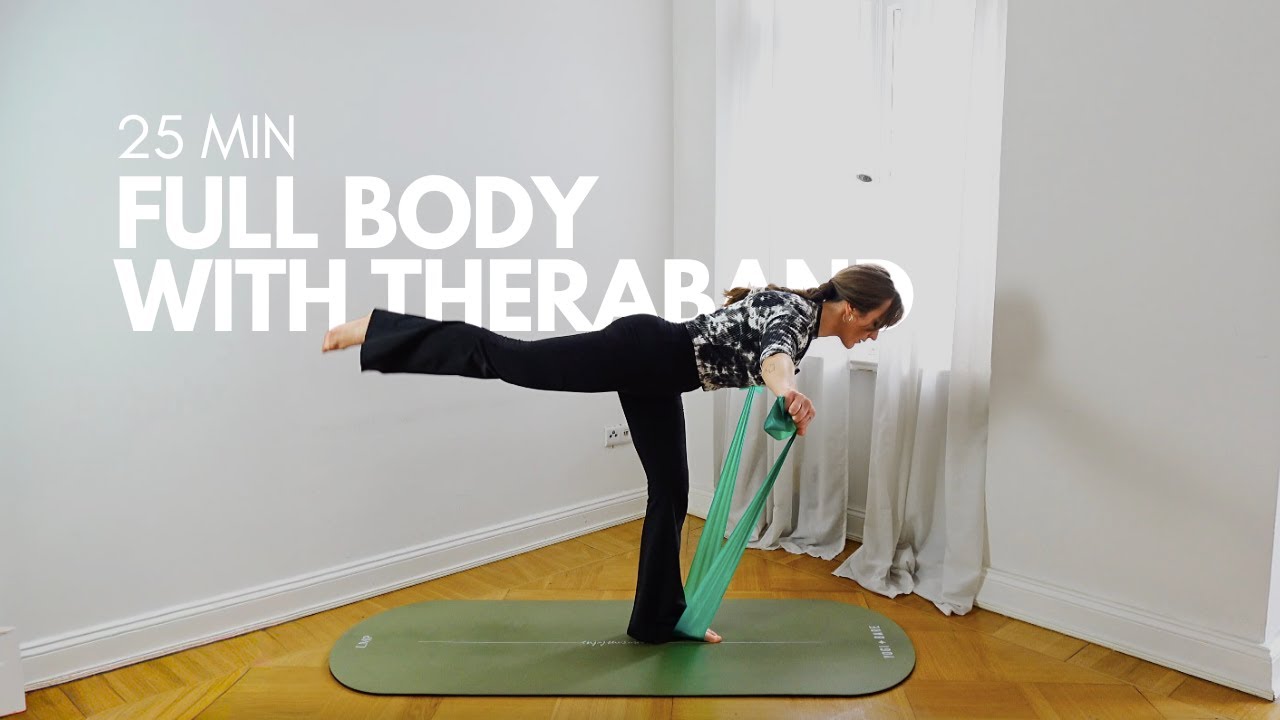 25 MIN PILATES FULL BODY WITH RESISTANCE BAND I AT HOME PILATES I RAYSE PILATES