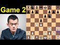 Game 2: 2023 World Chess Championship | Ding vs Nepomniachtchi