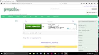 Can we use Generics with Array? - javapedia.net Profile