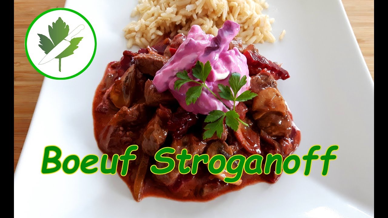 Stroganoff Rezept Original Mit Rote Bete Boeuf Stroganoff - Mein Rezept mit Rote Bete #GutenRutsch - YouTube