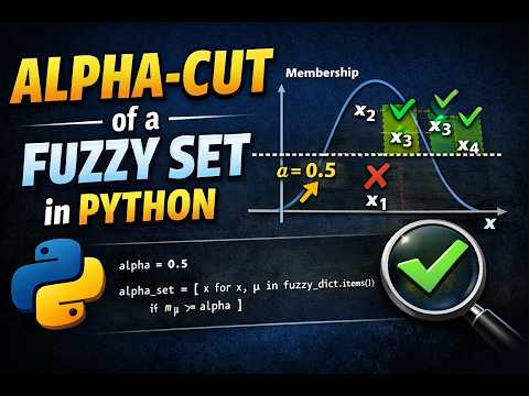 Alpha-Cut Explained in Python (Fuzzy Set to Crisp Set in Minutes)