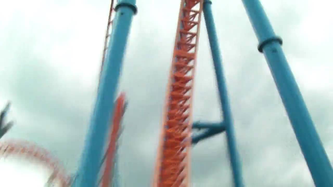 Hershey Park, best roller coaster, Fahrenheit 97 angle YouTube