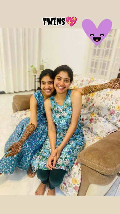 Sai Pallavi and her sister Pooja Kannan TWINNING♥️ #saipallavisenthamarai#poojakannan