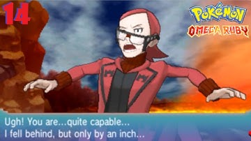 Stopping Maxie in the Mt. Chimney #14 | Pokemon Omega Ruby Walkthrough