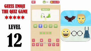 Guess Emoji The Quiz Game Level 12 - All Answers - Walkthrough
