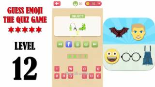 Guess Emoji The Quiz Game Level 12 - All Answers - Walkthrough