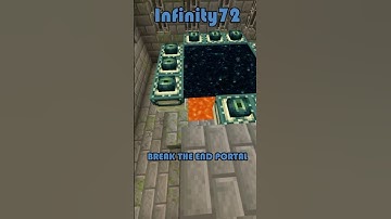 New Way To Break The End Portal Frame In Vanilla