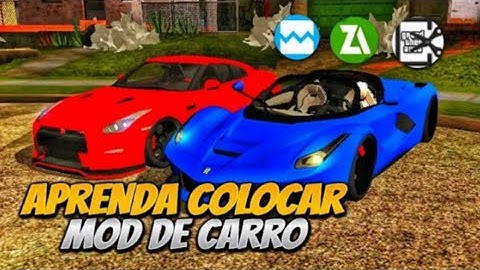 🚨COMO COLOCAR MOD DE CARRO NO ANDROID 9 10 11 12