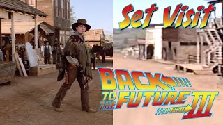 THEN & NOW — Back to the Future 3 Set Visit — Hill Valley 1885 — Michael J. Fox & Christopher Lloyd