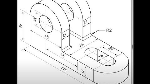 Solidworks Drawing Tutorial for Beginners Exercise-1 || #solidworks2023