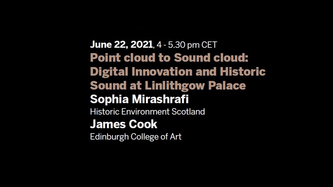 Sophia Mirashrafi, James Cook, Point cloud to Sound cloud
