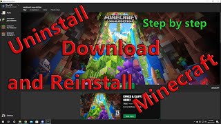 Minecraft uninstall and reinstall 2023 the right way