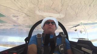 MDM-1 Fox glider aerobatics - sustained inverted flight
