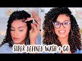 I got bored so I finger coiled my hair... | testing NEW products