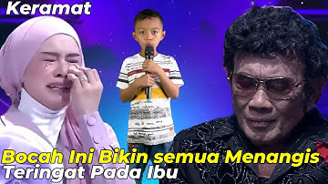 Virall!! Semua juri menangis saat bocah ini membawakan lagu "Keramat"