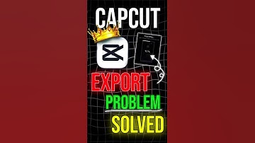 Capcut Export Problem? FIXED in Seconds! 💥 | #ytshorts