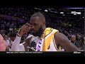 LeBron James talks after Los Angeles Lakers beat Memphis Grizzlies 111-101